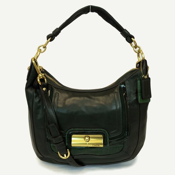 COACH 18287 Kristin Spectator Pine Leather Hobo - Picture 1 of 8